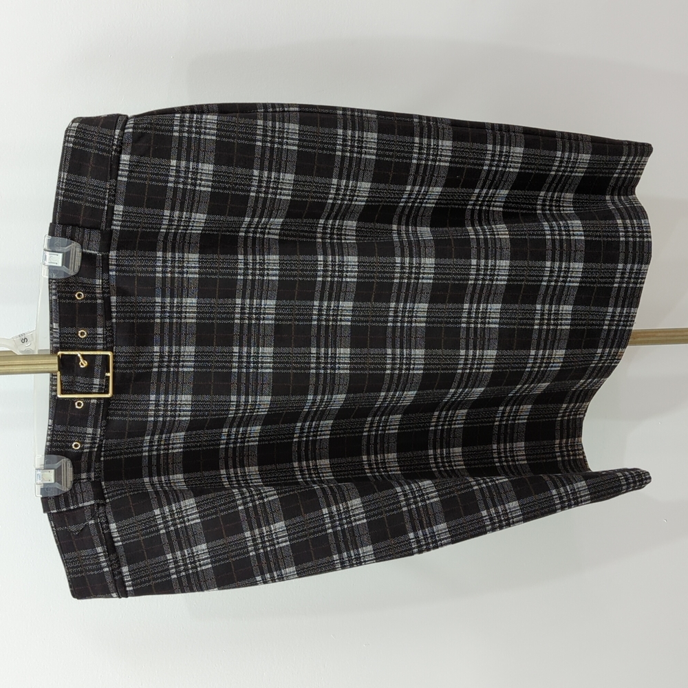 Anne Klein Plaid Skirt